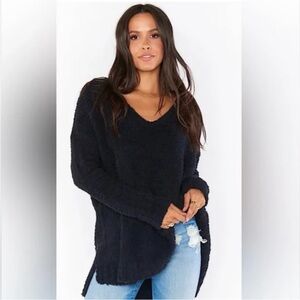 Show Me Your Mumu Hug Me Oversized Sweater in Black size Small